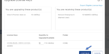 Hướng dẫn Upgrade/Downgrade VMware License Keys trên VMware Customer Connect
