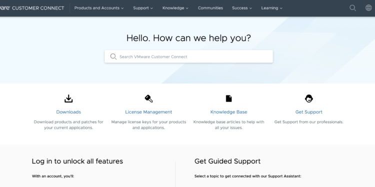 Hướng dẫn tạo tài khoản và tải phần mềm VMware